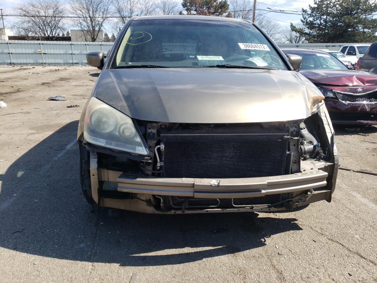 Photo 9 from auction – 2009 HONDA ODYSSEY EX with VIN 5FNRL38619B006798