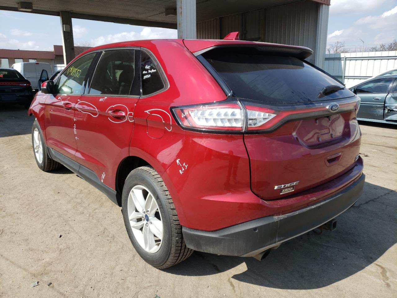 Photo 3 from auction – 2016 FORD EDGE SEL with VIN 2FMPK3J90GBC36160
