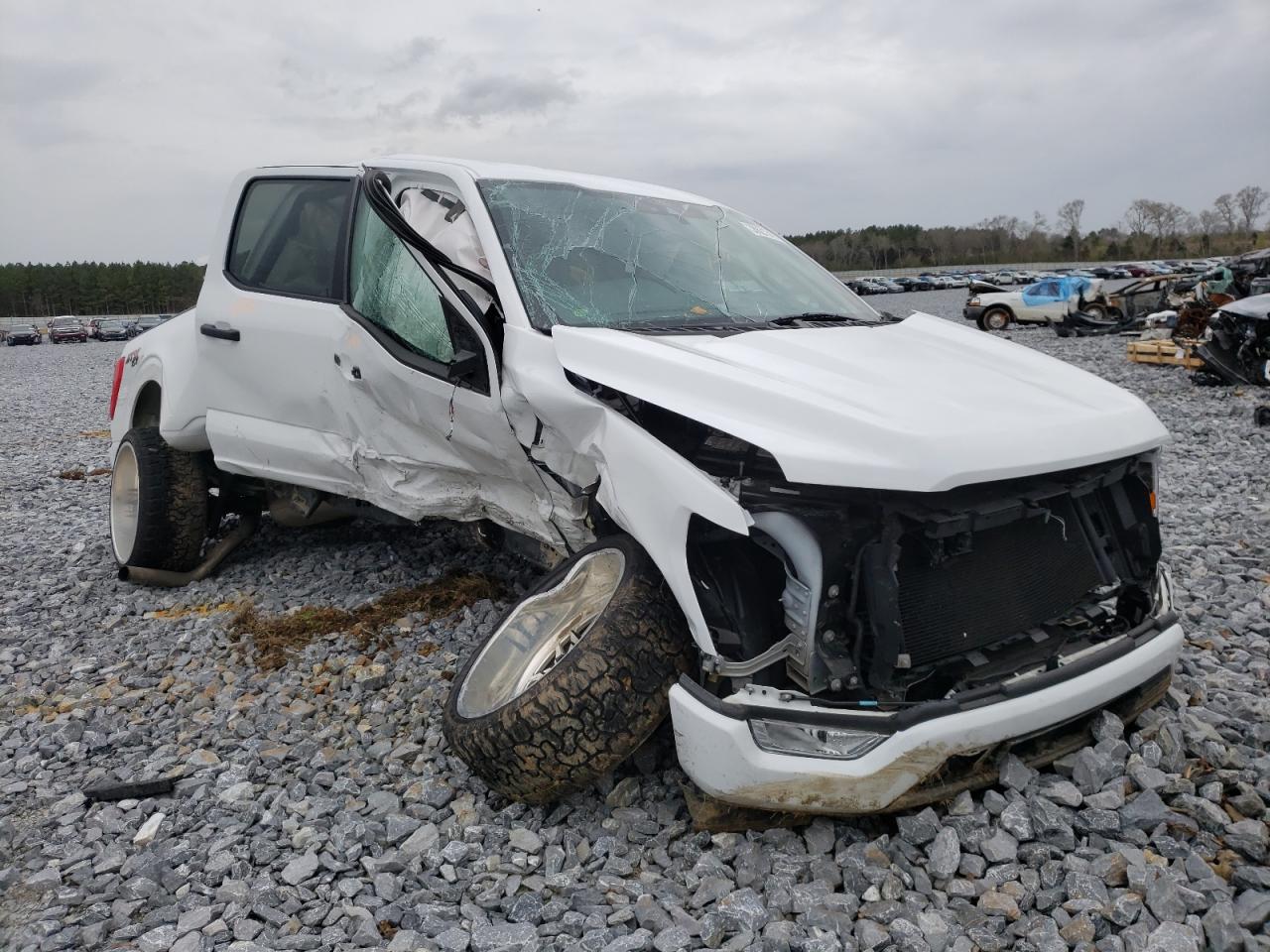 FORD F150 SUPER 2021 with VIN 1FTEW1EP7MFA66161 - Photo from auction