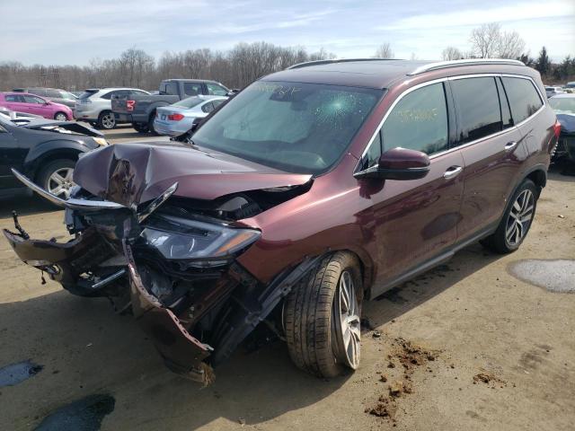 Photo 2 from auction – 2016 HONDA PILOT TOUR with VIN 5FNYF6H95GB068751