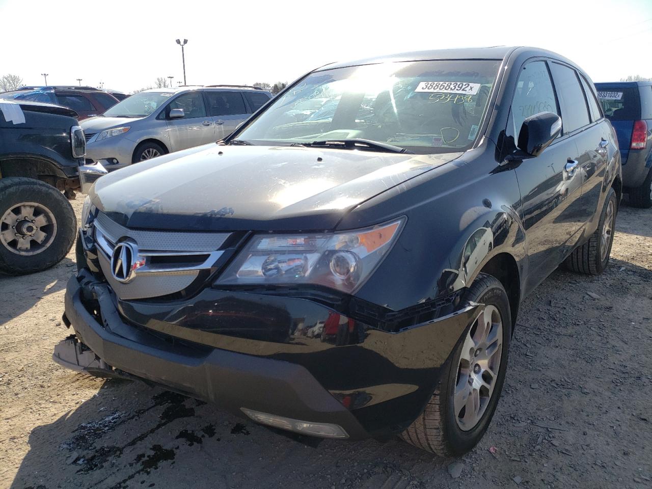 Photo 2 from auction – 2007 ACURA MDX TECHNO with VIN 2HNYD28307H523438