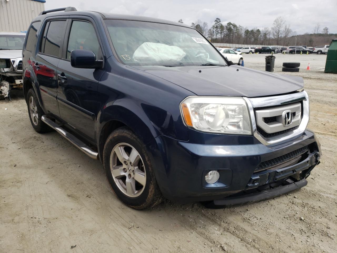 HONDA PILOT EXL 2010 with VIN 5FNYF4H66AB036473 - Photo from auction