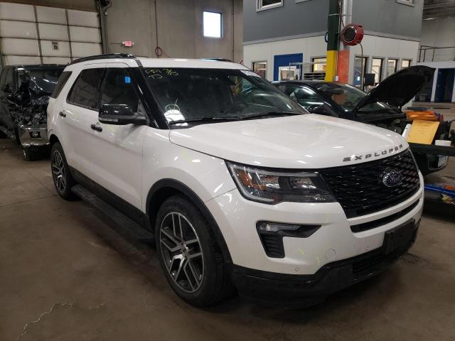 FORD EXPLORER S 2018 with VIN 1FM5K8GT8JGA53581 - Photo from auction