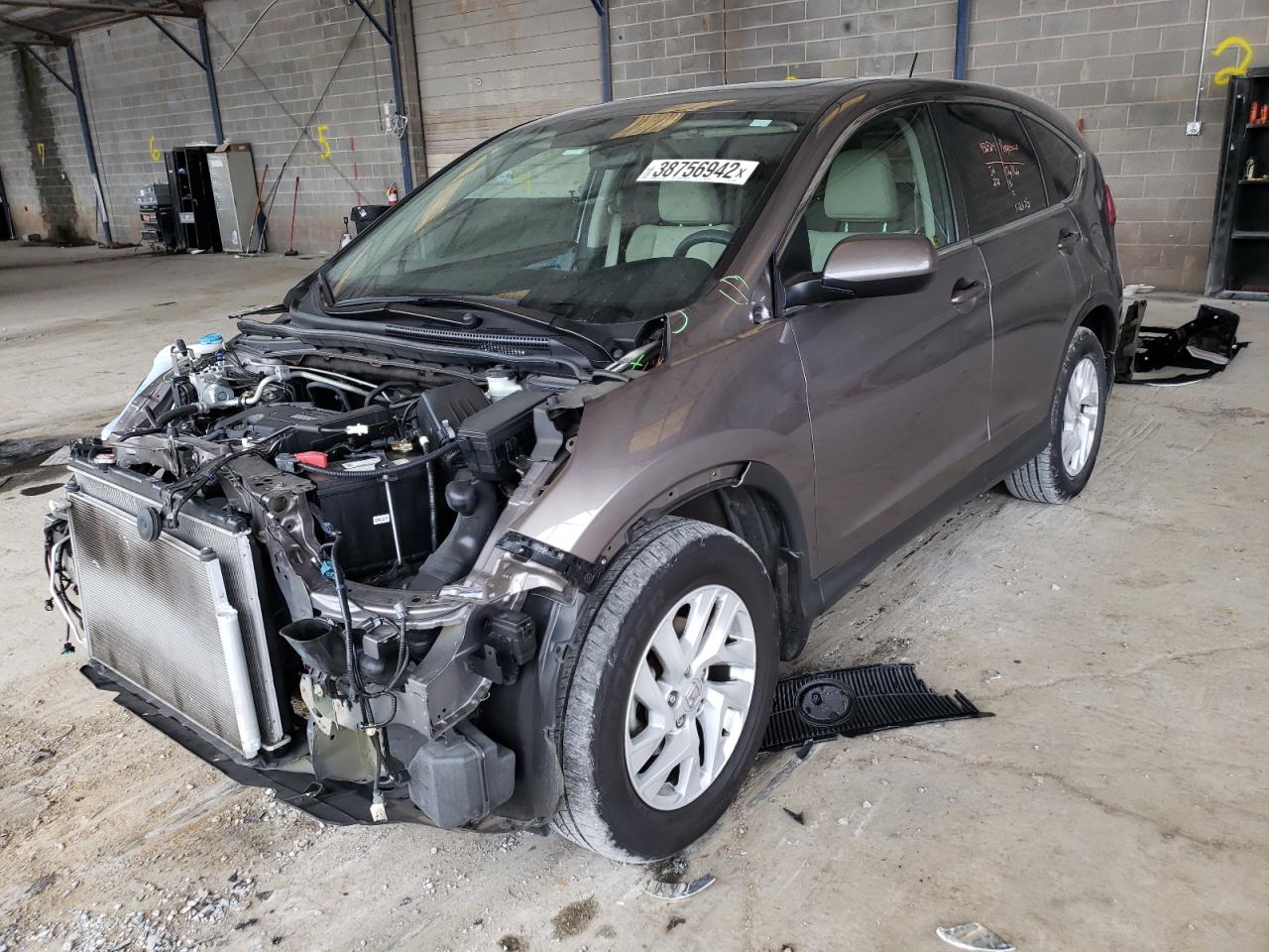 Photo 2 from auction – 2016 HONDA CR-V EX with VIN 3CZRM3H52GG718985