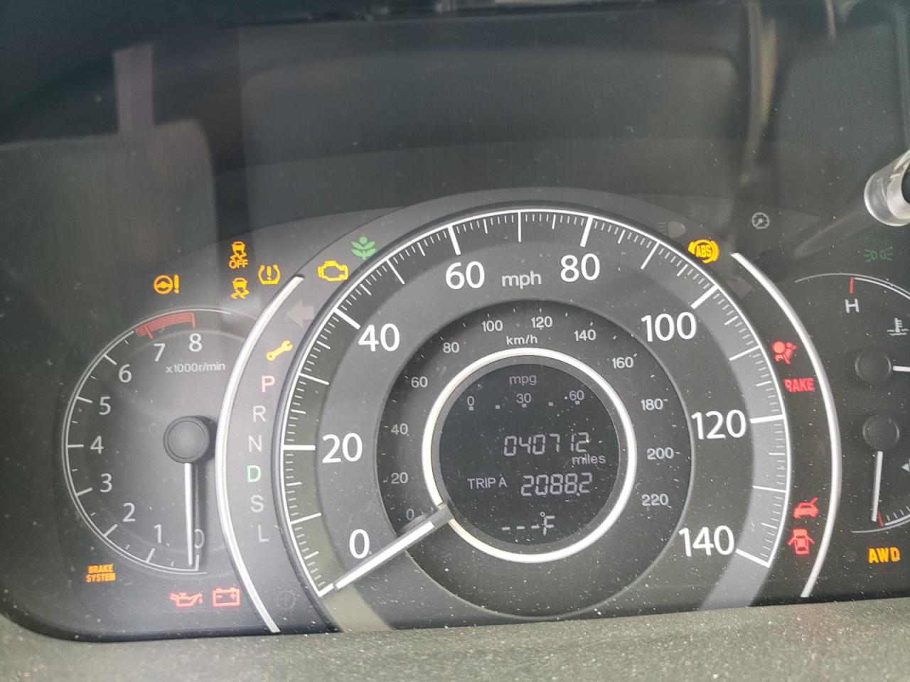 Photo 8 from auction – 2015 HONDA CR-V LX with VIN 5J6RM4H34FL084195