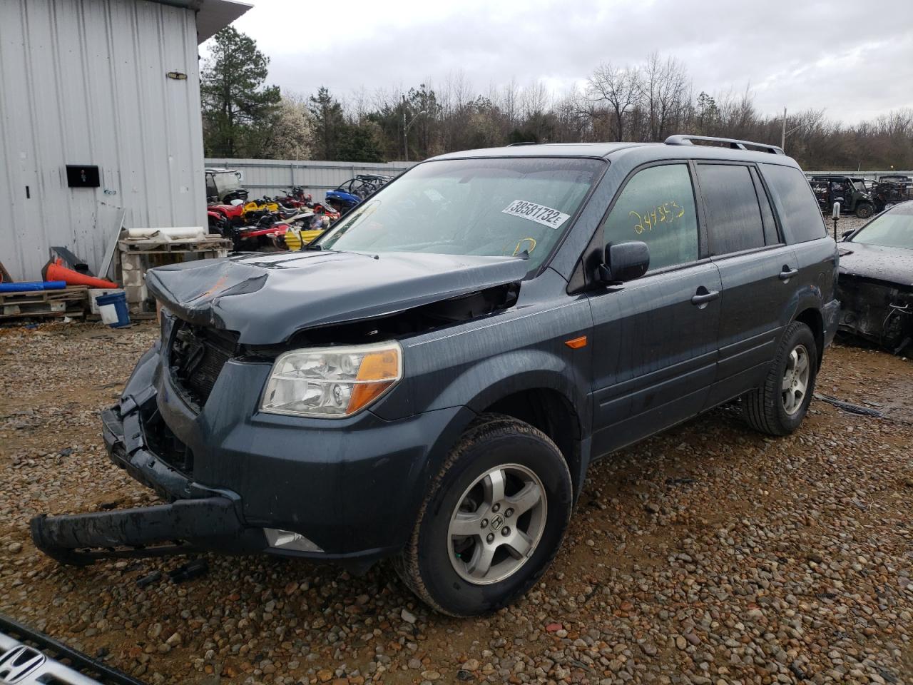 Photo 2 from auction – 2006 HONDA PILOT EX with VIN 5FNYF287X6B014142