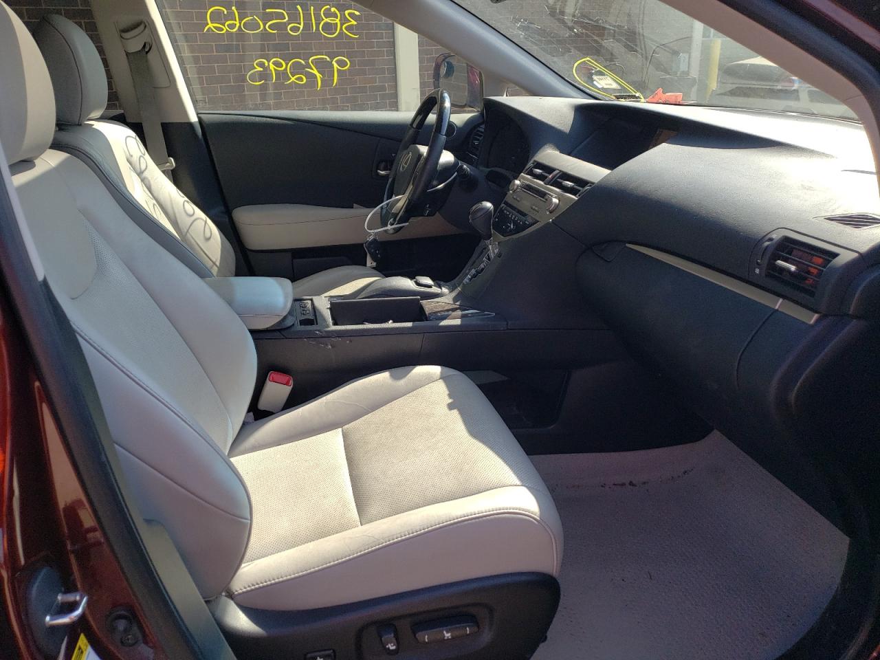 Photo 5 from auction – 2013 LEXUS RX 350 BAS with VIN 2T2BK1BA5DC155245