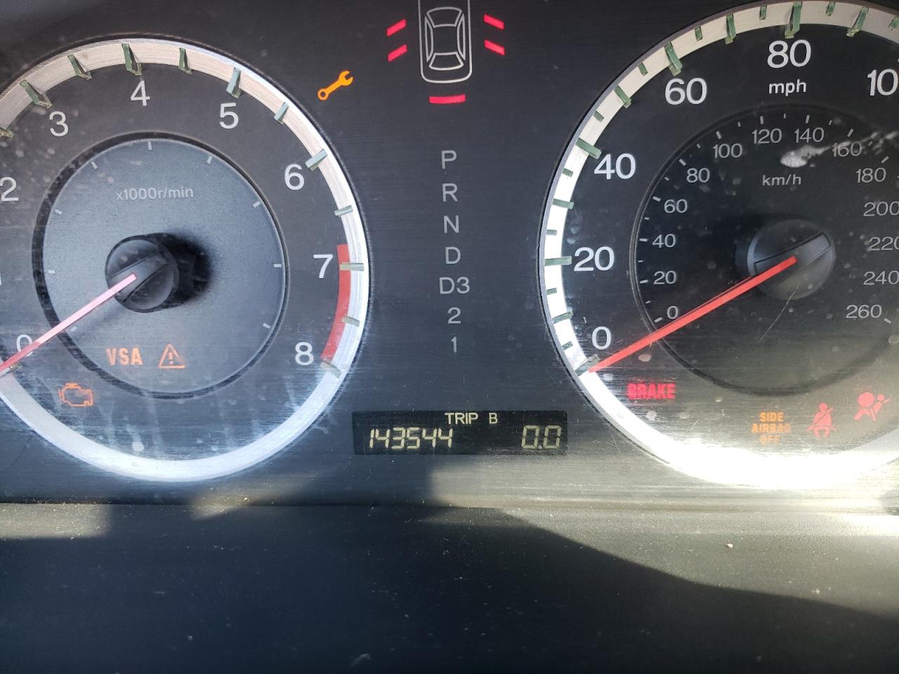 Photo 8 from auction – 2008 HONDA ACCORD LXP with VIN JHMCP26448C078403