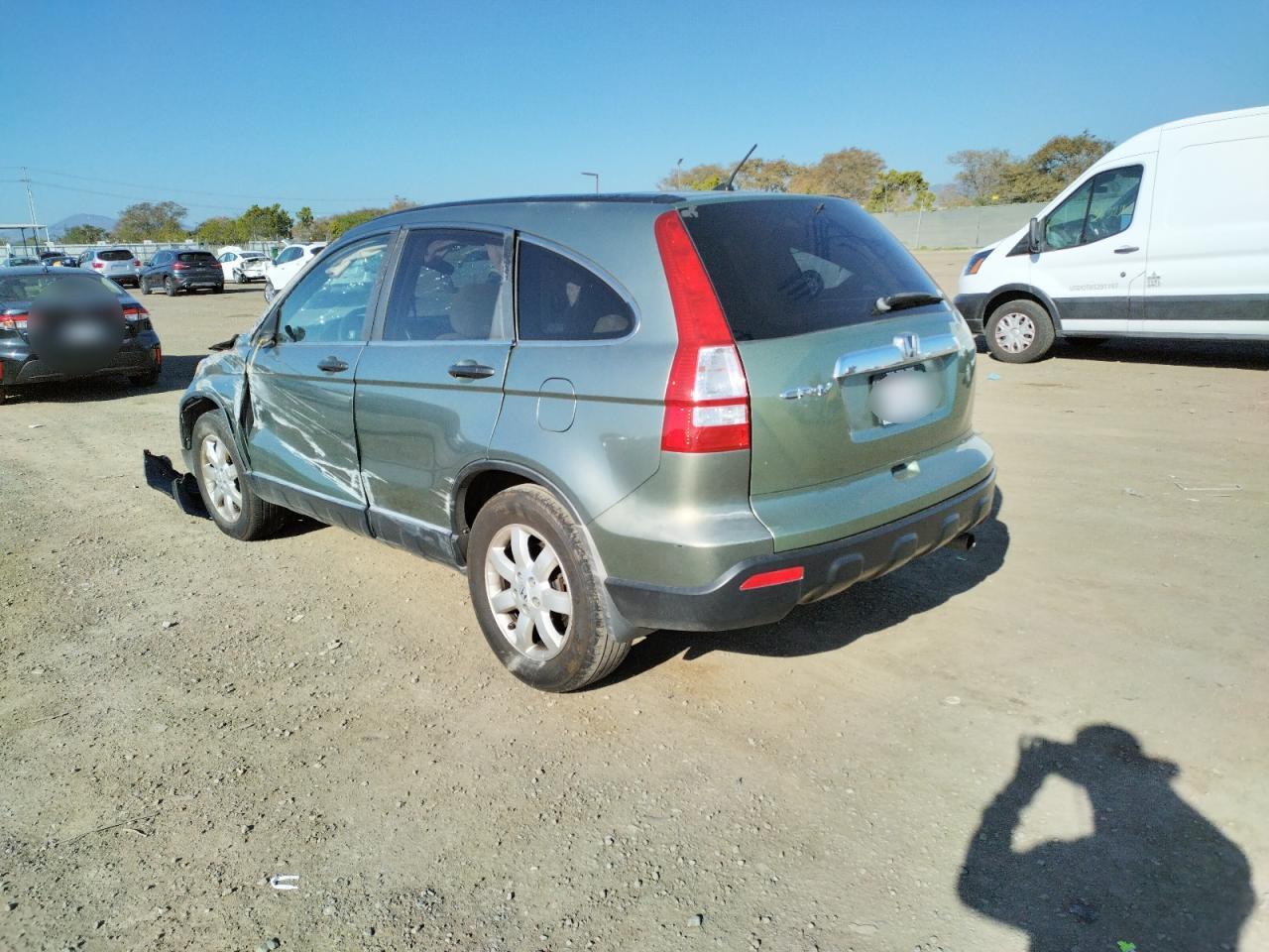 Photo 3 from auction – 2007 HONDA CRV with VIN JHLRE38557C035445