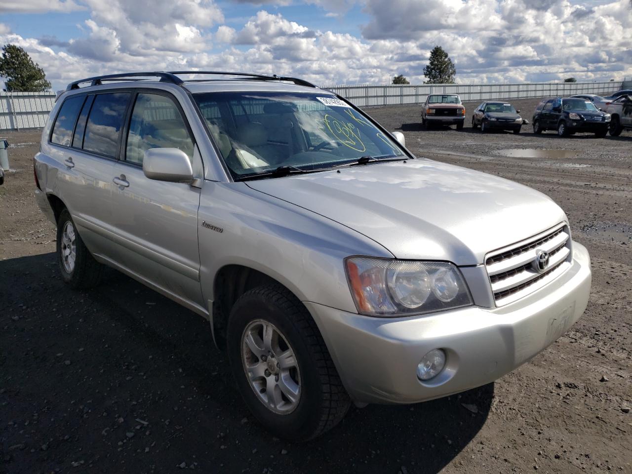 TOYOTA HIGHLANDER 2002 with VIN JTEHF21A620041302 - Photo from auction