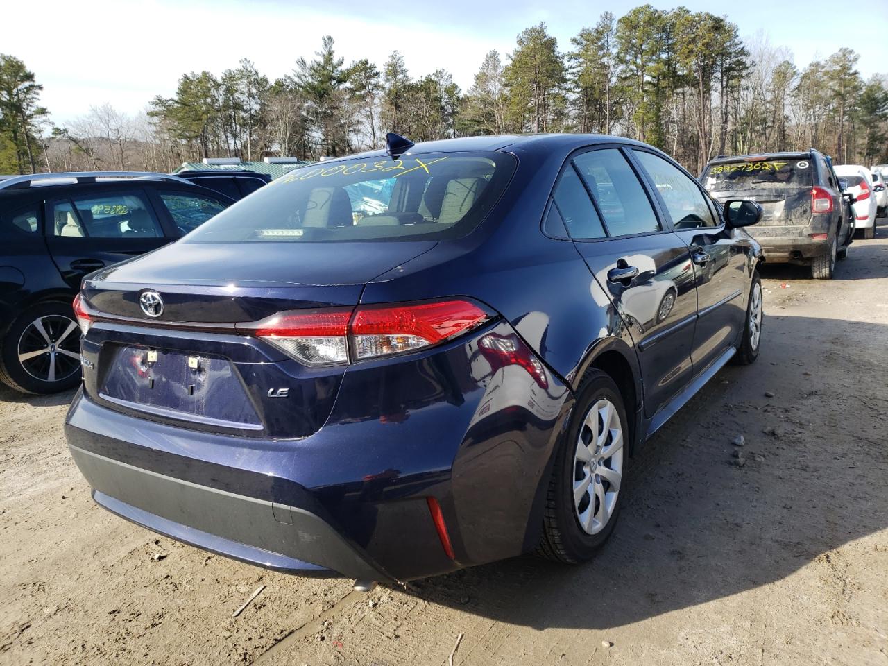 Photo 4 from auction – 2022 TOYOTA COROLLA LE with VIN JTDEPMAEXNJ201120
