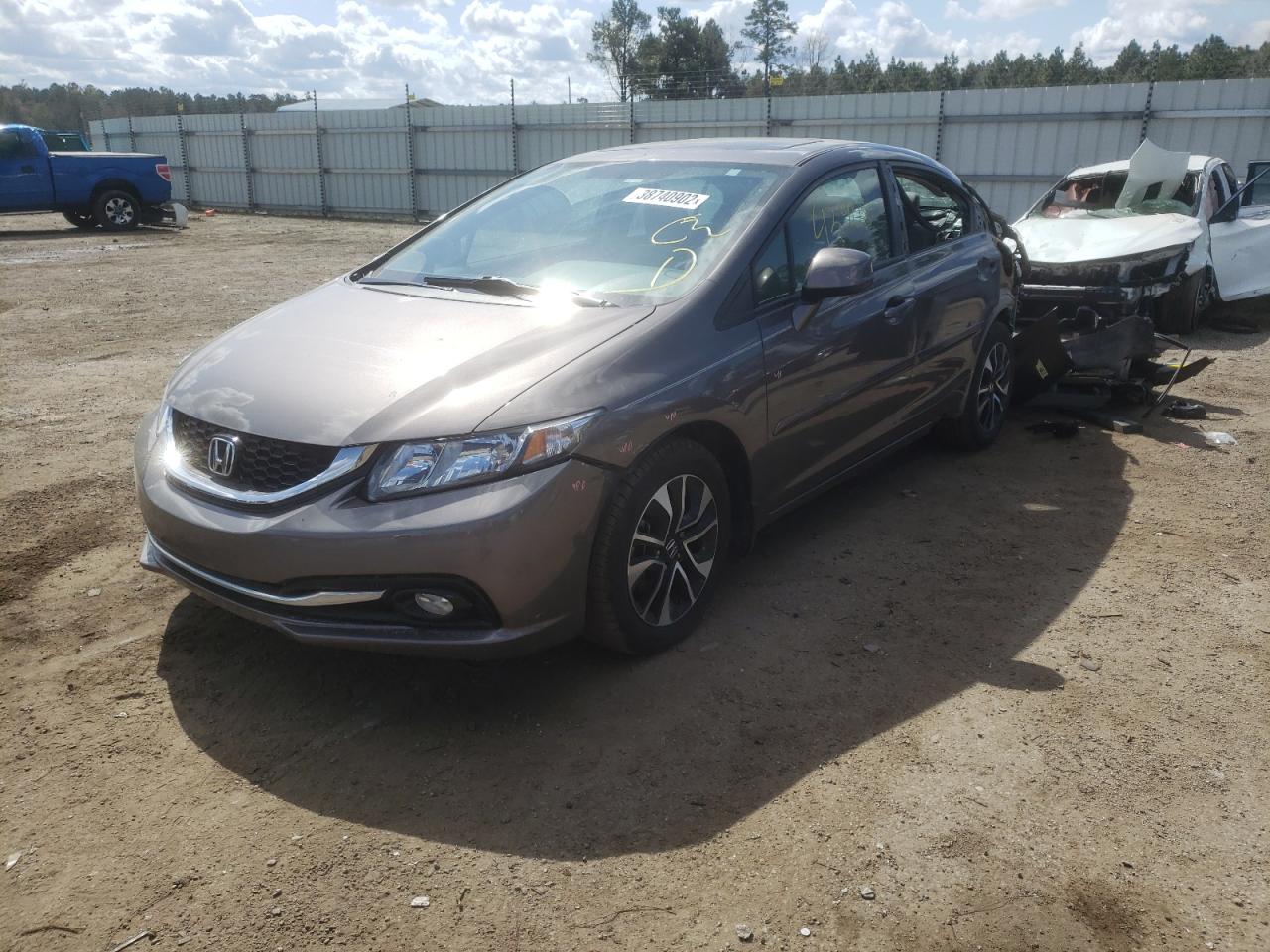 Photo 2 from auction – 2013 HONDA CIVIC EXL with VIN 19XFB2F92DE003517