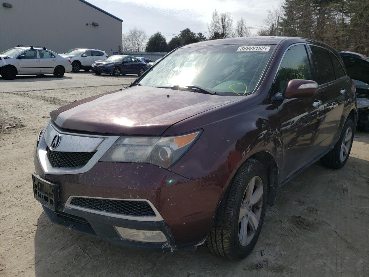 Photo 2 from auction – 2011 ACURA MDX with VIN 2HNYD2H28BH531917