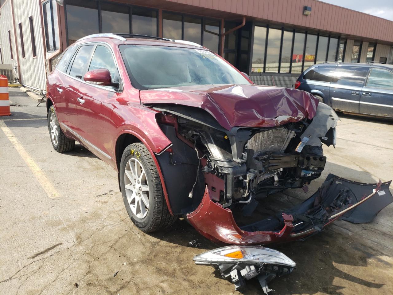 BUICK ENCLAVE 2016 with VIN 5GAKVBKD9GJ247657 - Photo from auction