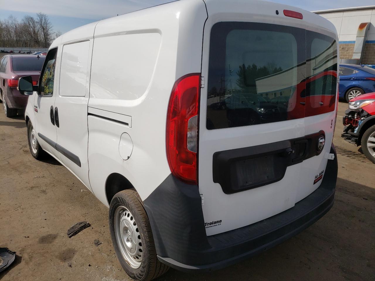 Photo 3 from auction – 2017 RAM PROMASTER with VIN ZFBERFAB0H6D93415