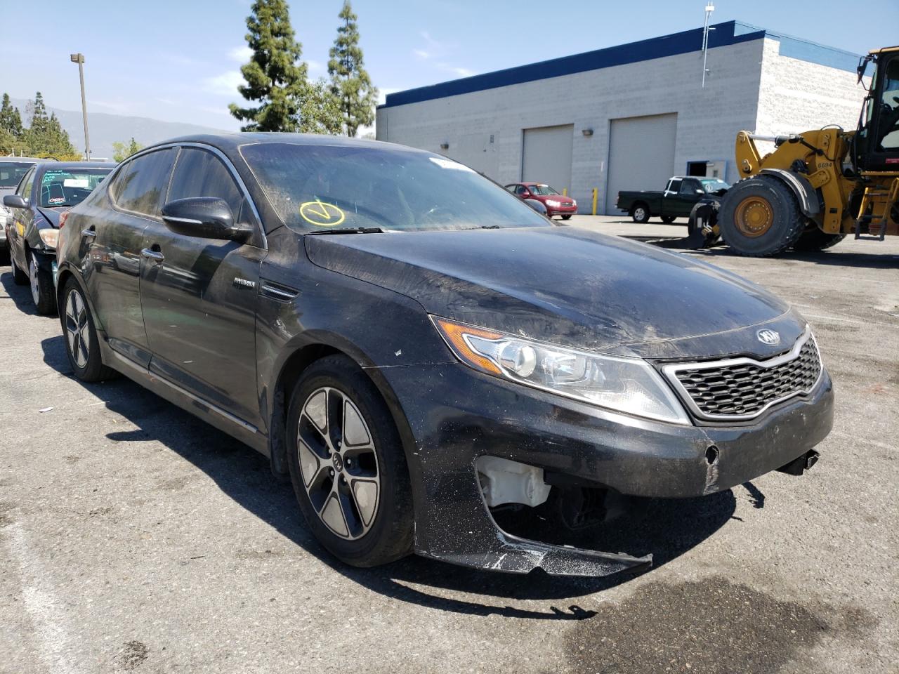 KIA OPTIMA HYB 2013 with VIN KNAGM4AD9D5040210 - Photo from auction