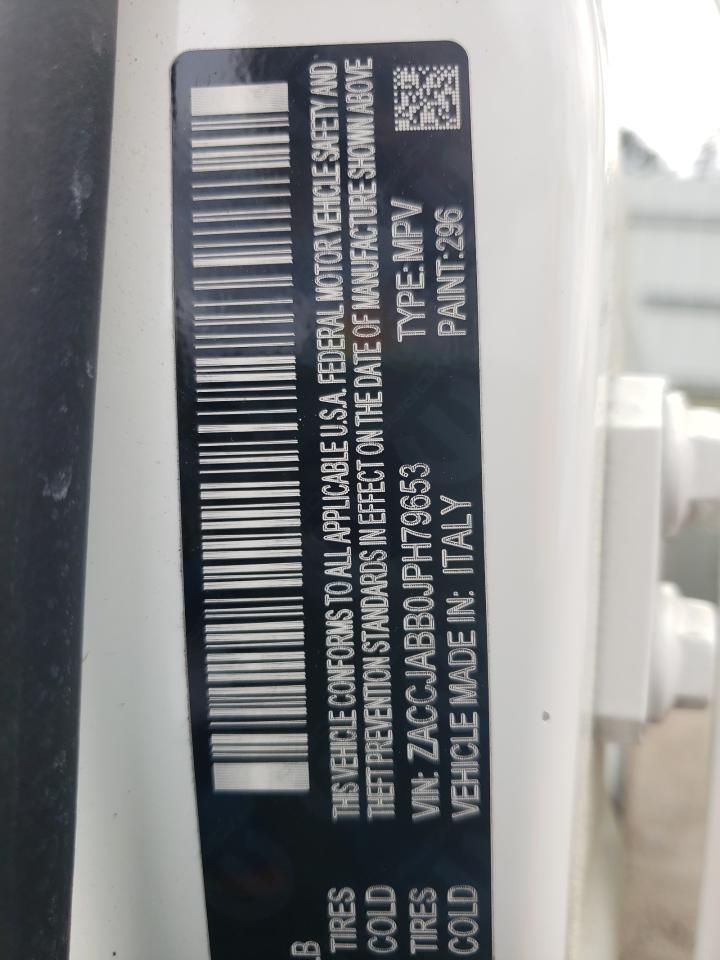 Photo 10 from auction – 2018 JEEP RENEGADE L with VIN ZACCJABB0JPH79653