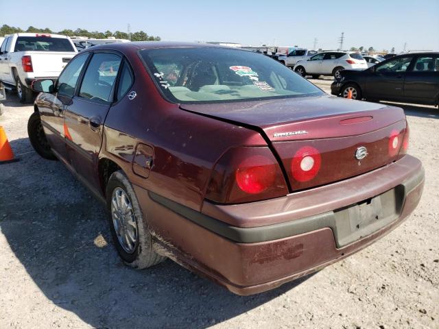 Photo 3 from auction – 2002 CHEVROLET IMPALA with VIN 2G1WF55E029106475