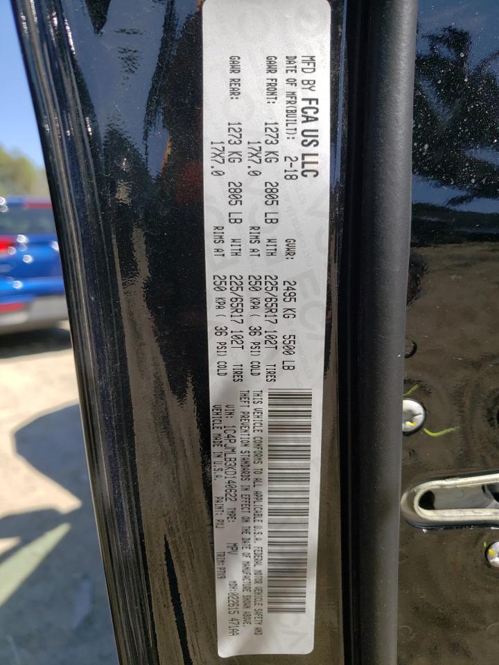Photo 10 from auction – 2019 JEEP CHEROKEE L with VIN 1C4PJMLB3KD140622