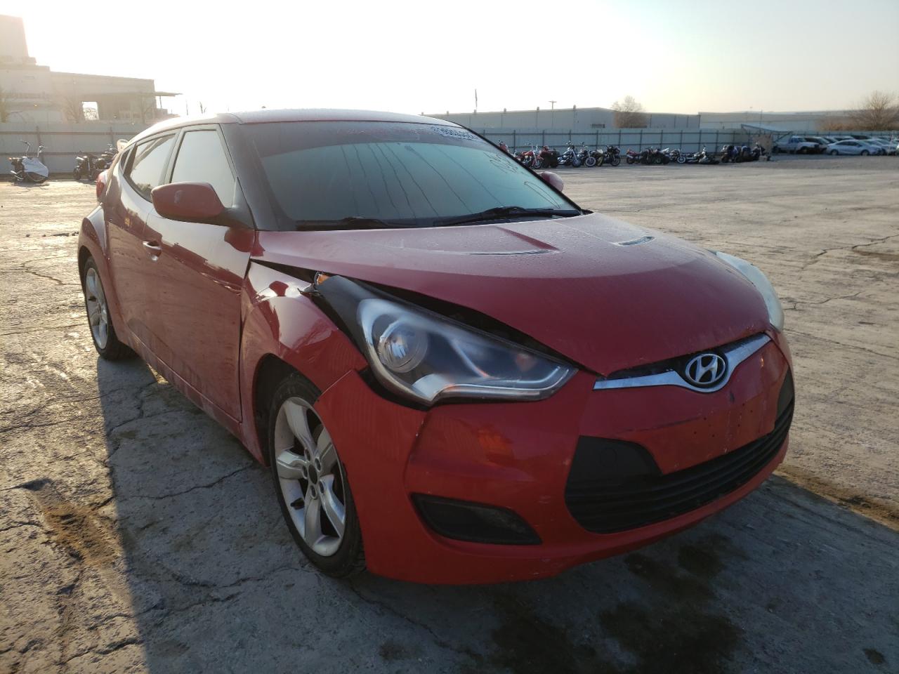 HYUNDAI VELOSTER 2013 with VIN KMHTC6AD5DU147305 - Photo from auction