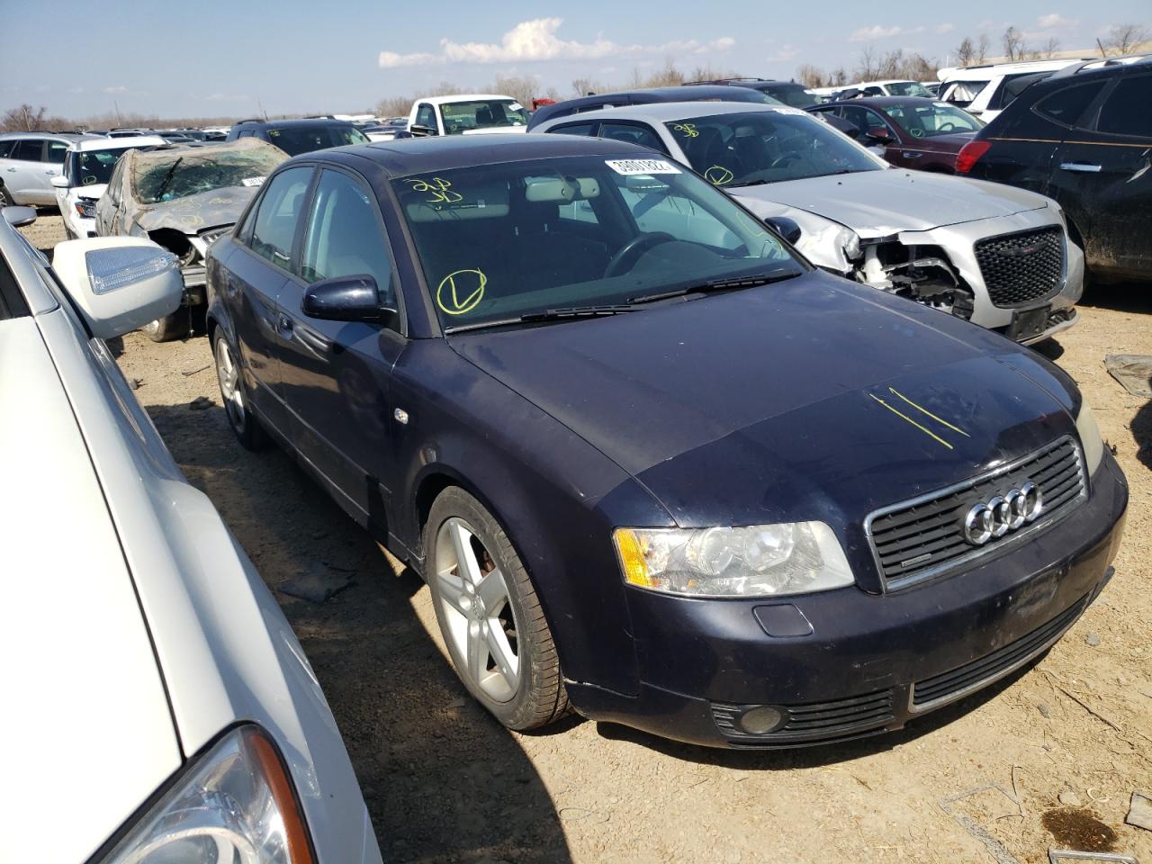 AUDI A4 AVANT Q 2004 with VIN WAULC68E04A172873 - Photo from auction