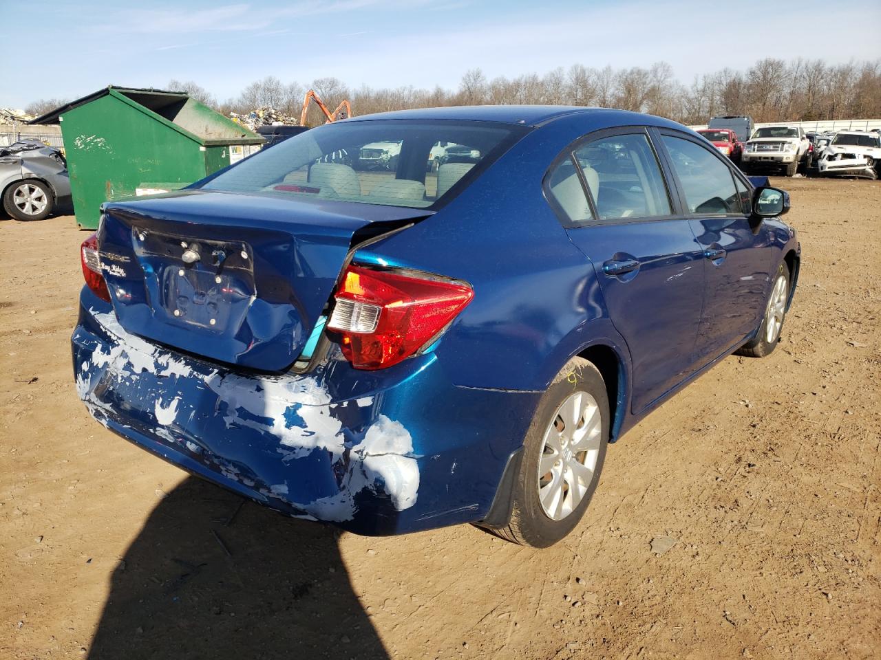 Photo 4 from auction – 2012 HONDA CIVIC SEDN with VIN 2HGFB2F59CH512019