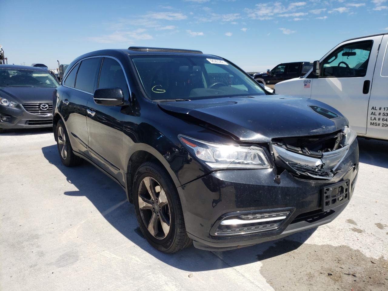 ACURA MDX 2014 مع رقم تعريف المركبة 5FRYD3H21EB004712 - صورة من المزاد