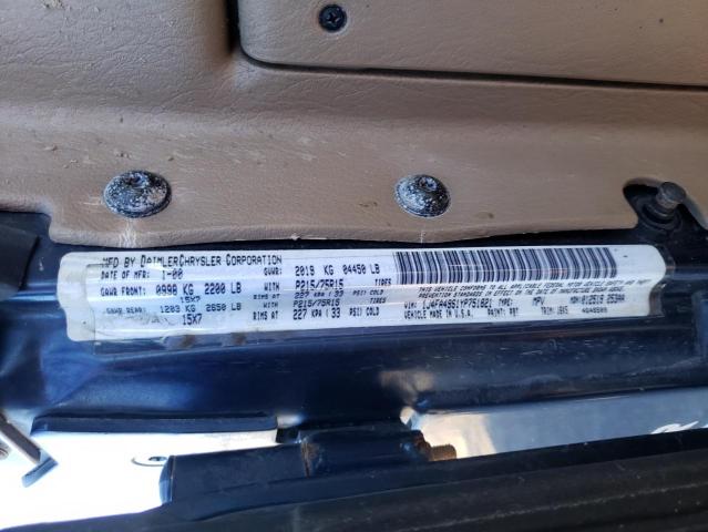 Photo 10 from auction – 2000 JEEP WRANGLER / with VIN 1J4FA49S1YP751821