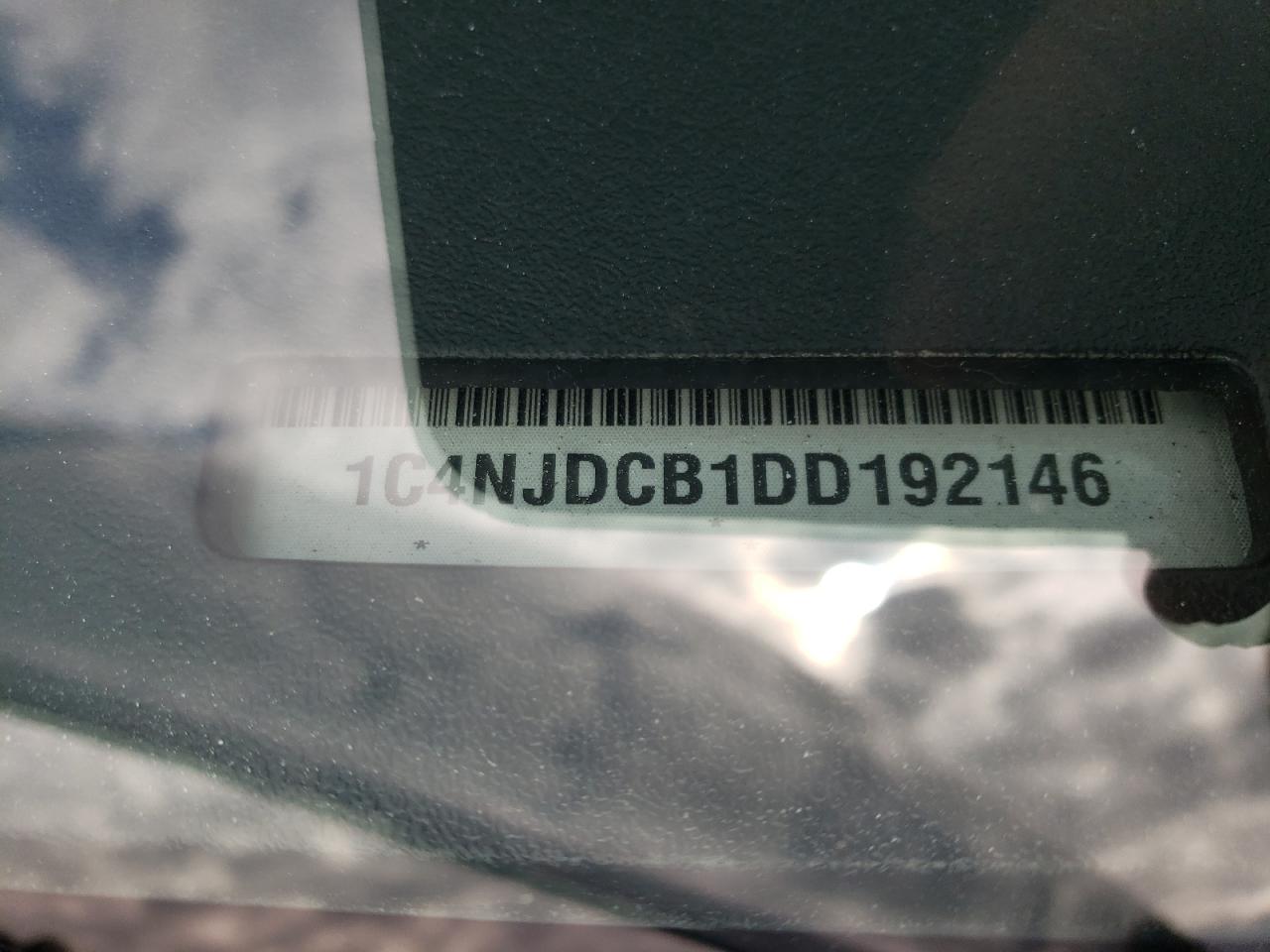 Photo 10 from auction – 2013 JEEP COMPASS LI with VIN 1C4NJDCB1DD192146