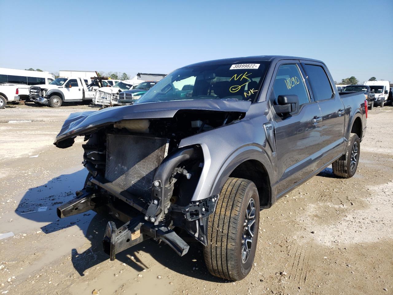 Photo 2 from auction – 2021 FORD F150 SUPER with VIN 1FTEW1C54MFC46537
