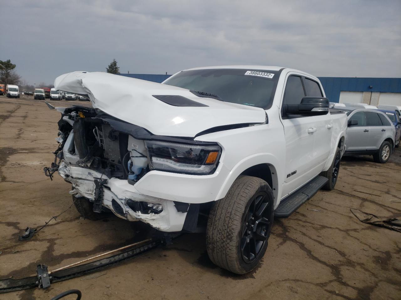 Photo 2 from auction – 2021 RAM 1500 LARAM with VIN 1C6SRFJT9MN595831