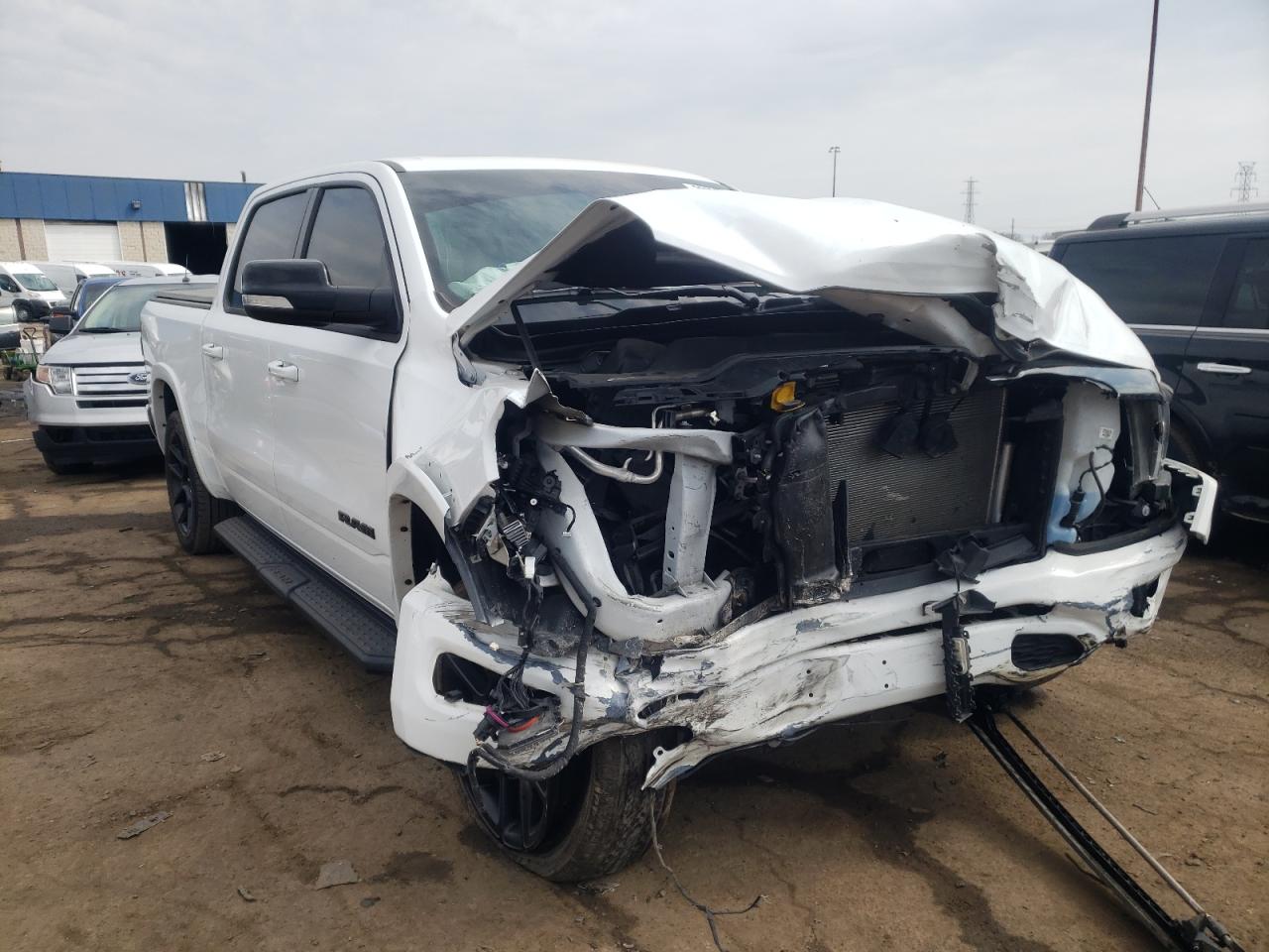 RAM 1500 LARAM 2021 with VIN 1C6SRFJT9MN595831 - Photo from auction