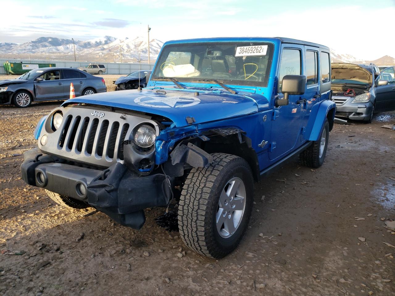 Photo 2 from auction – 2014 JEEP WRANGLER with VIN 1C4BJWDG3EL199745
