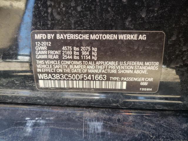 Photo 10 from auction – 2013 BMW 328 XI with VIN WBA3B3C50DF541663