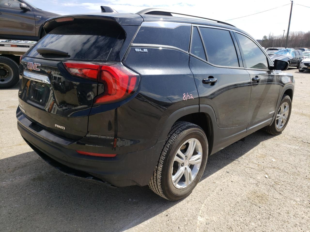 Photo 4 from auction – 2020 GMC TERRAIN SL with VIN 3GKALTEV3LL177655