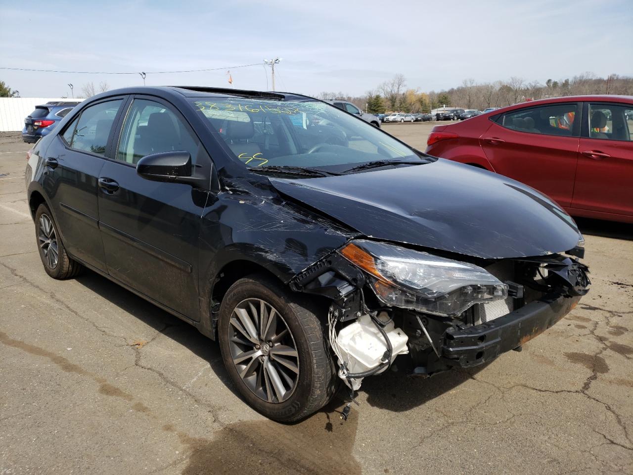 TOYOTA COROLLA L 2018 with VIN 2T1BURHE3JC059861 - Photo from auction