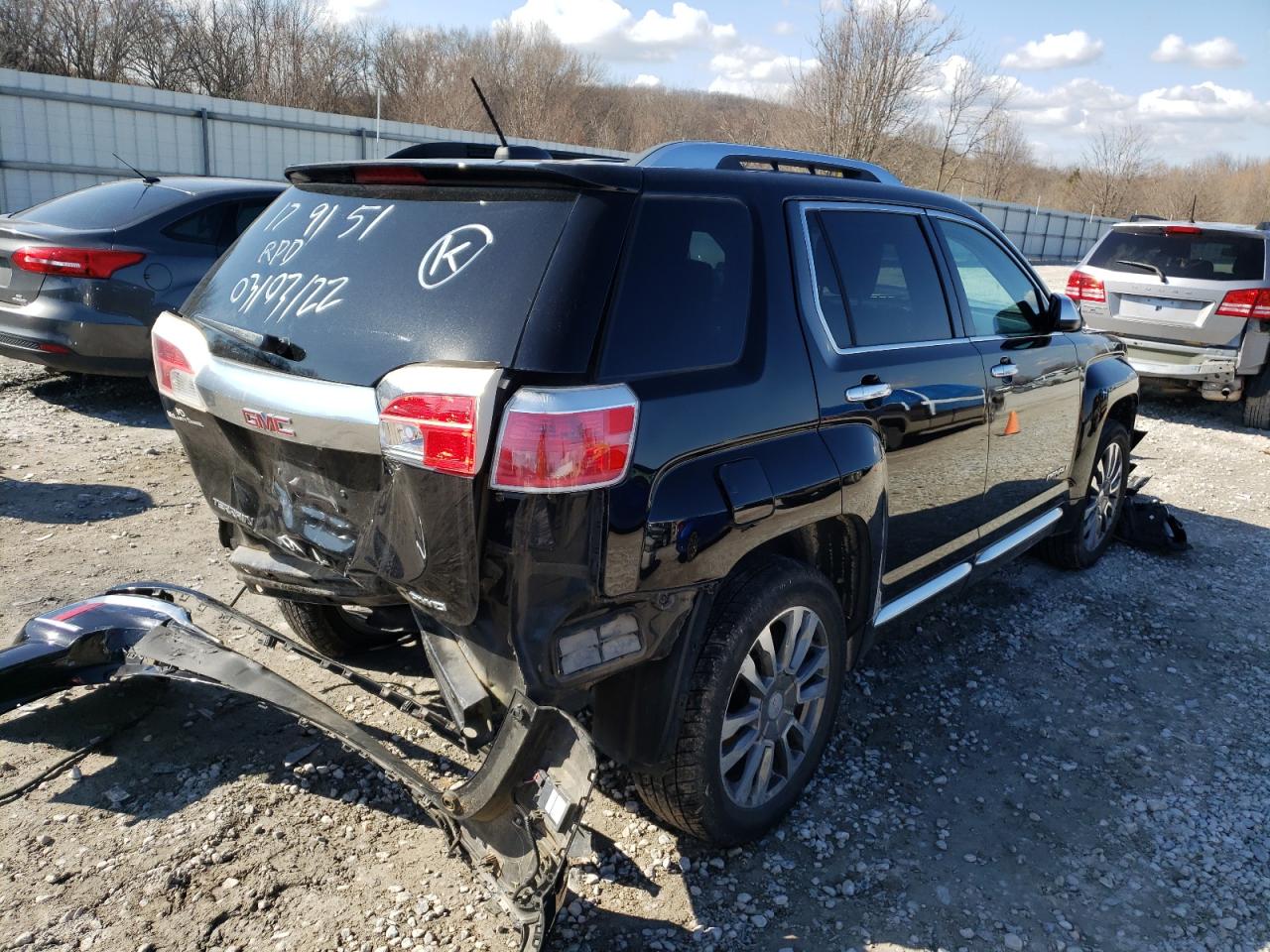Photo 4 from auction – 2016 GMC TERRAIN DE with VIN 2GKFLVE34G6179151