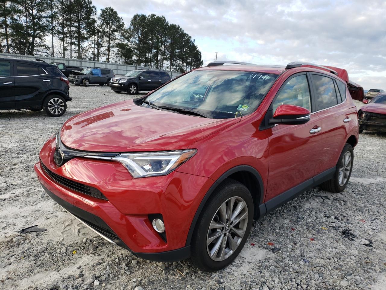 Photo 2 from auction – 2017 TOYOTA RAV4 LIMIT with VIN 2T3YFREV1HW314791