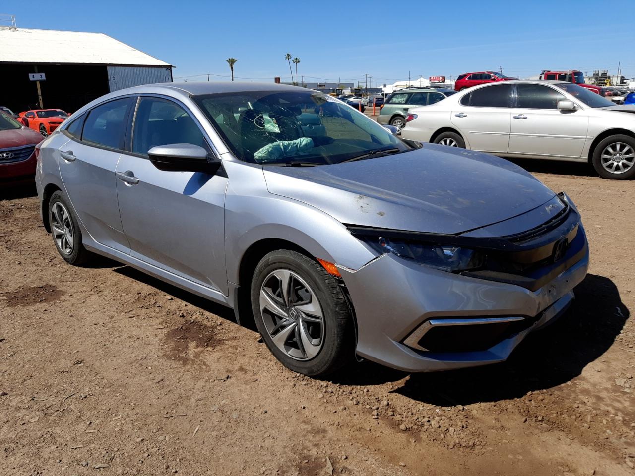 HONDA CIVIC LX 2020 with VIN 2HGFC2F63LH534281 - Photo from auction