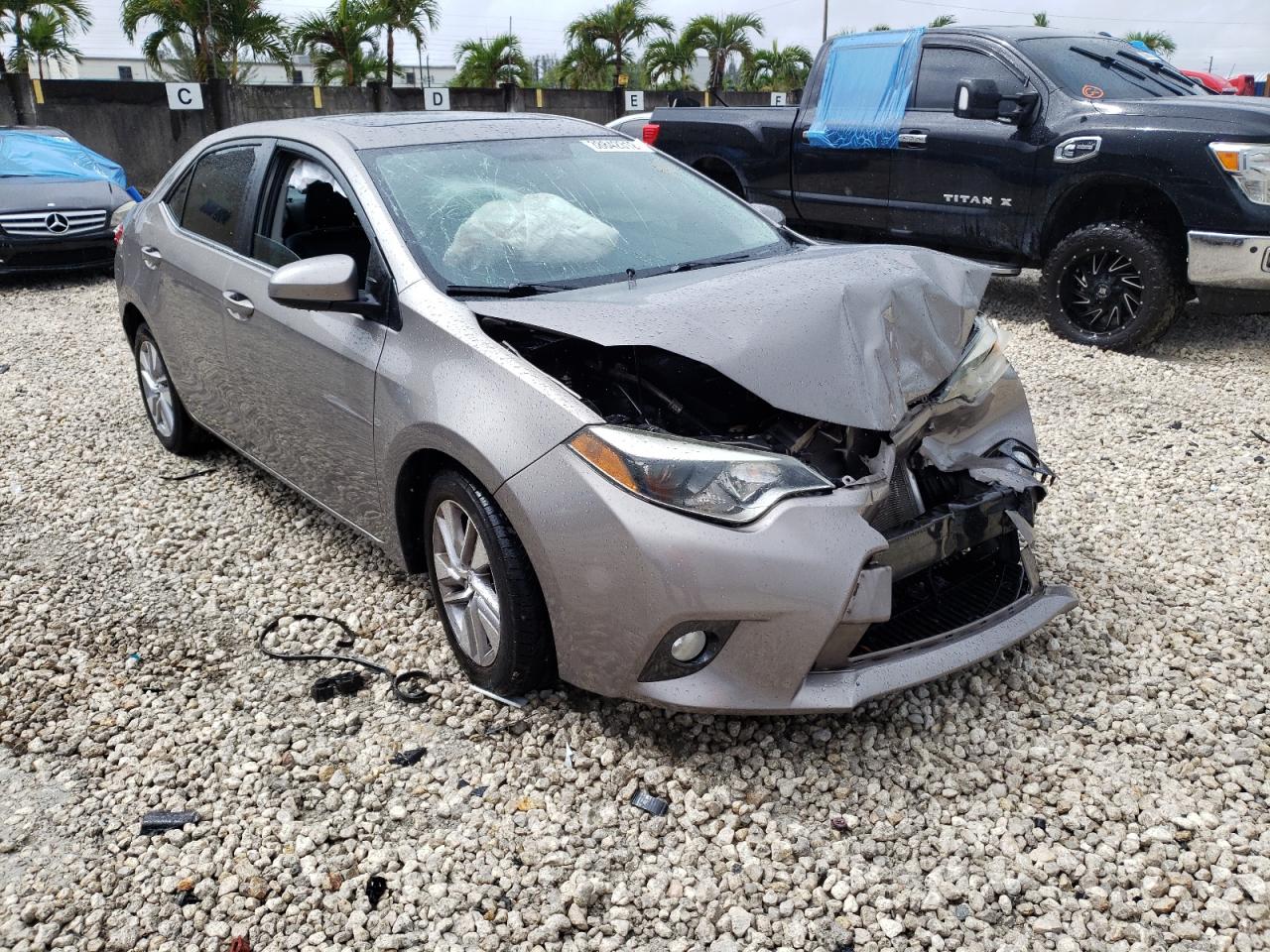 TOYOTA COROLLA EC 2015 with VIN 2T1BPRHE9FC360553 - Photo from auction
