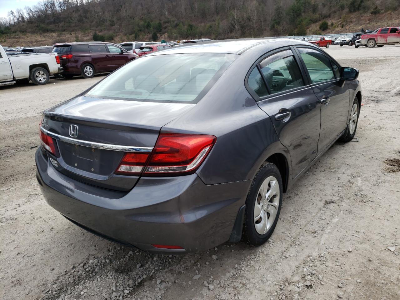 Photo 4 from auction – 2014 HONDA CIVIC LX with VIN 19XFB2F50EE009167