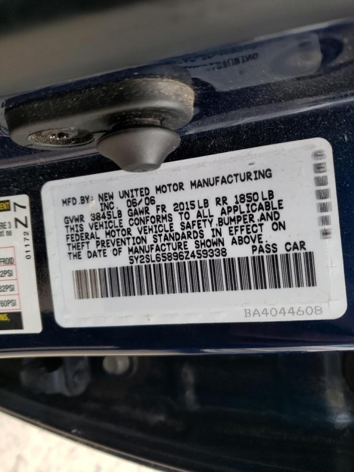 Photo 10 from auction – 2006 PONTIAC VIBE with VIN 5Y2SL65896Z459338
