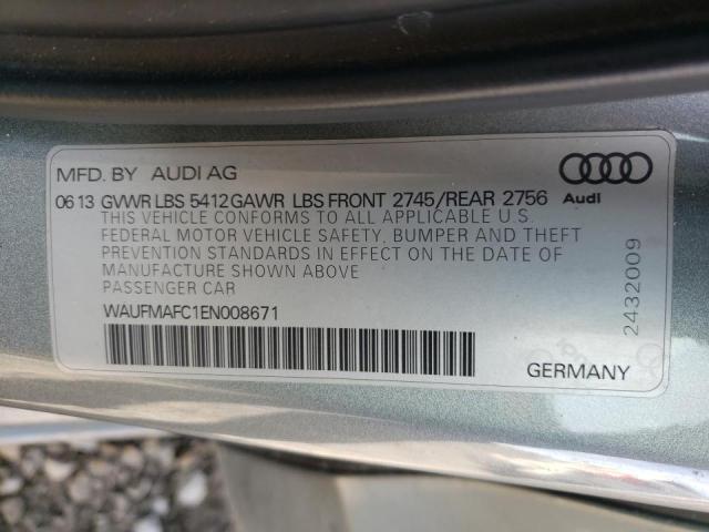 Photo 10 from auction – 2014 AUDI A6 PREMIUM with VIN WAUFMAFC1EN008671