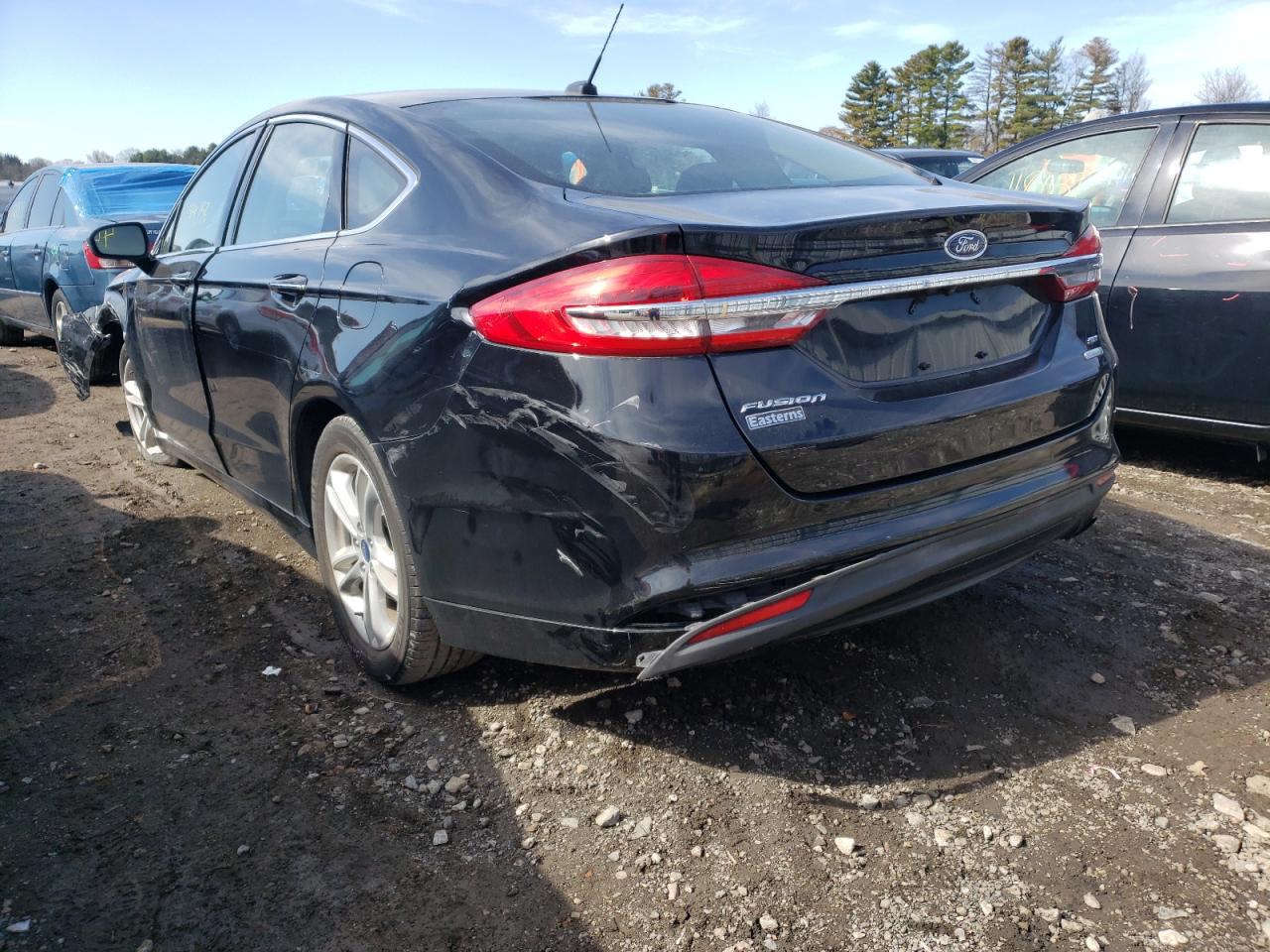 Photo 3 from auction – 2018 FORD FUSION SE with VIN 3FA6P0HD3JR220902