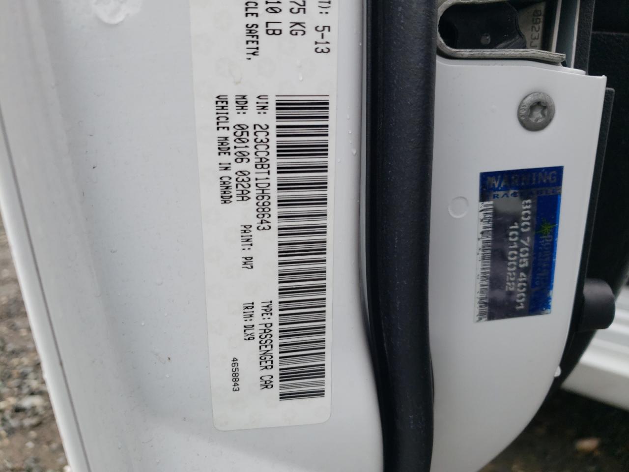 Photo 10 from auction – 2013 CHRYSLER 300 S with VIN 2C3CCABT1DH698643