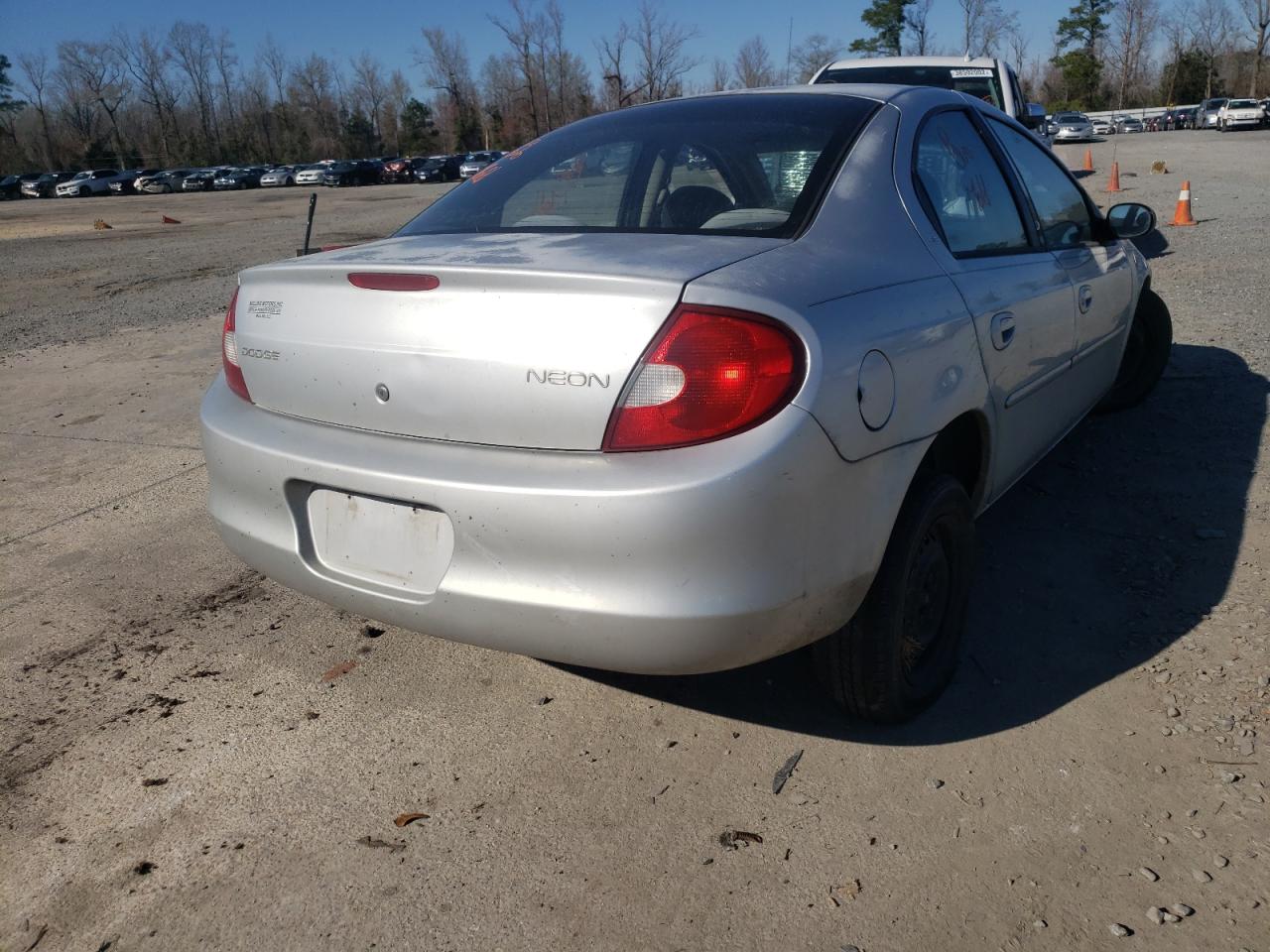 Photo 4 from auction – 2001 DODGE NEON SE with VIN 1B3ES46C51D210470
