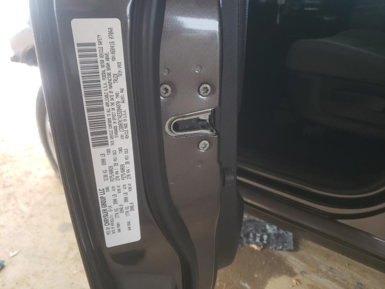 Photo 10 from auction – 2014 RAM 1500 ST with VIN 1C6RR7KT4ES394070
