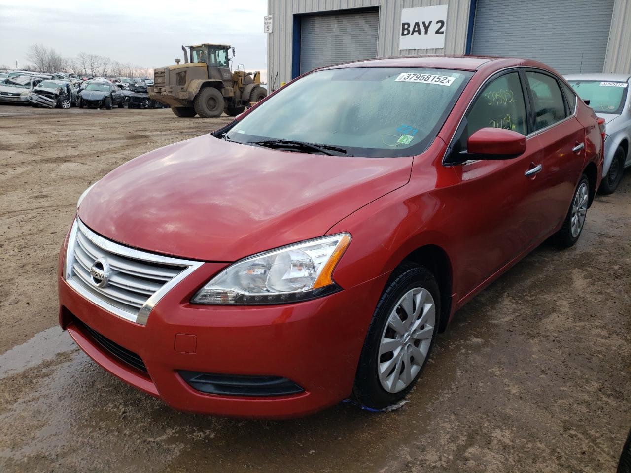 Photo 2 from auction – 2014 NISSAN SENTRA S with VIN 3N1AB7AP3EY341606