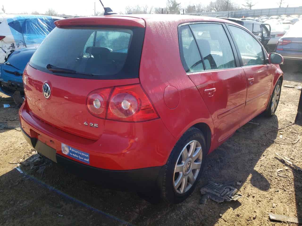 Photo 4 from auction – 2009 VOLKSWAGEN RABBIT with VIN WVWDA71K59W100158