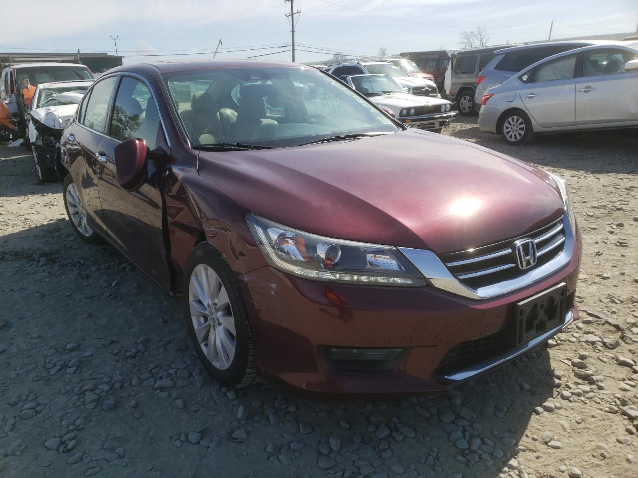 Photo 1 from auction – 2014 HONDA ACCORD EXL with VIN 1HGCR3F86EA009919